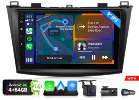 Eonon St3cvram3blx7ausenm1 Cam Dvr Android Auto 14 4 64 9 Inch For Mazda 3 2010-2013 Car Radio Wireless Carplay