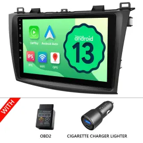 St3cvrm3bla13usenm1 Eonon Obd Android 13 Head Unit 9 Inch Ips Car Stereo Radio Gps Navi Wifi For Mazda 3 10-13