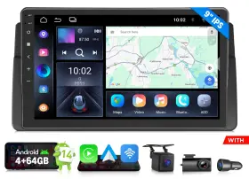 St3vrae46x7ausicm3 Eonon 9 Inch Android 14 4 64 Car Radio Stereo Carplay For Bmw E46 328i 325i Reverse Camera