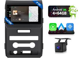 Eonon Stcafdf1x7ausebm2 For Ford F150 2013 2014 9 Inch Android Auto 14 4 64 Car Stereo Radio Wireless Carplay