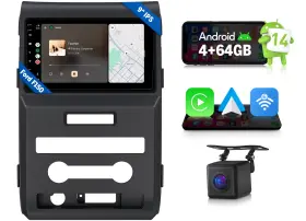 Stcafdf1x7ausebm2 Eonon For Ford F150 2013 2014 9 Inch Android Auto 14 4 64 Car Stereo Radio Wireless Carplay