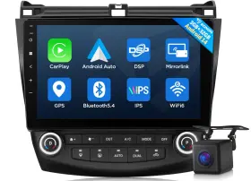 Stcahac1x7usicm4 Eonon Android 14 For Honda Accord 2003-07 Car Radio Stereo Carplay Wifi Head Unit Dsp