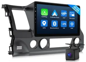 Stcahciv1x7usebm2 Eonon Cam For Honda Civic Android 14 Ips Screen Car Stereo Radio Carplay Gps Head Unit