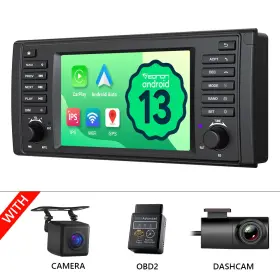 Stccvrae39a13useumd Eonon Obd Dvr Cam For Bmw E39 M5 Car Stereo Gps 7 Inch Touch Android 13 Carplay Radio Wifi