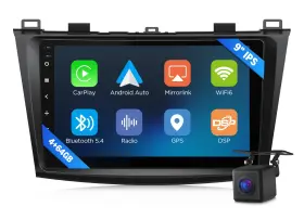 Stcm3blx7ausenm4 Eonon For Mazda 3 2010-13 9 Inch Android 14 4 64 Car Radio Stereo Carplay Gps Bluetooth Dsp
