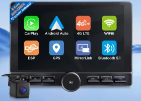 Stcux6kpromaxusebm1 Eonon Cam Android 13 8 128g 10.1 Inch Car Radio Gps Carplay Stereo Wifi 4g Lte 2 Din