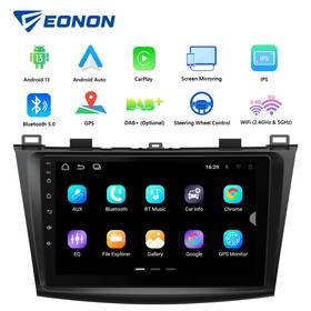 Eonon Stm3bla13usebmd For Mazda 3 10-13 9 Inch Ips Android 13 Car Radio Touch Screen Gps Navi 1080p Stereo