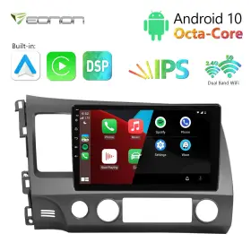Stq72prousicm1 Eonon 10.1 Inch Ips Android 8core Car Stereo Radio Gps Bluetooth For Honda Civic 2006-2011