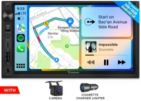 Stux7szicme Eonon Cam 7 Inch Double 2 Din 3 32gb Android 14 Bluetooth Gps System Car Play Stereo Radio