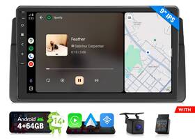 Eonon Stvae46x7ausenm2 9 Inch Ips Android 14 4 64 For Bmw E46 330 Car Stereo Radio Carplay Touch Screen Gps