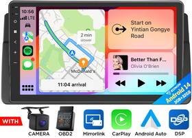 Eonon Stvae46x7usenm2 9 Inch Android 14 Car Play Stereo Radio Gps Navi Wifi For Bmw 3-series E46 1998-2006