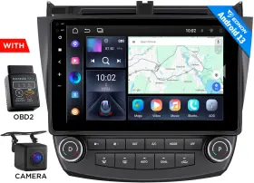 Stvahac1x6usenm5 Eonon Obd Cam Car Stereo Radio For Honda Accord 2003-2007 Apple Carplay Android 13 Gps