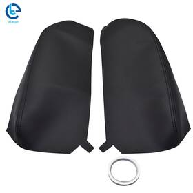 Etecgo 310914 For Acura Mdx 2007-2013 1 Pair Black Center Console Armrest Cover Lid Leather