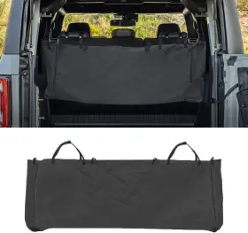 Evgoxmods 727370508096 Soft Top Window Storage Bag Compatible With Ford Bronco 4 Door 2025 Black