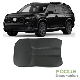 Fd1589616dn Focus-decoration Fit For Honda Pilot 2023-2024 Center Console Cover Leather Armrest Lid Soft