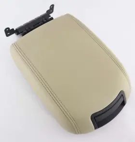 16506-f Ford 10 - 19 Taurus Center Console Storage Lid Armrest Dune Tan Leather