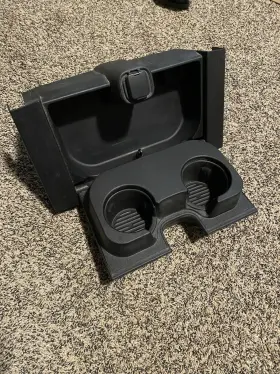 18600c36 Ford 15-20 F-150 Center Jump Seat Rear Cup Holder Oem Back