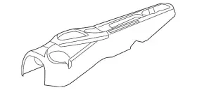 5s4z-54045a36-dab Ford Genuine Console Panel
