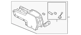 8t4z-78045a36-ac Ford Genuine Console Base
