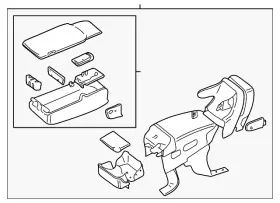 8w1z-5460018-bb Ford Genuine Center Console