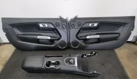 96911cd01a Ford 2019-2020 Mustang Bullitt Green Stitch Center Console Left Right Door Panels Oem