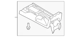 9h6z-54045a76-fb Ford Genuine Finish Panel