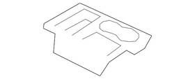 Ford Al3z-15045a76-ha Genuine Upper Trim
