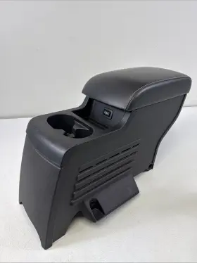 Ba83-7467442-dc35b8 Ford 2009-2012 Flex Rear Center Console Black Leather Cooler Cup Oem