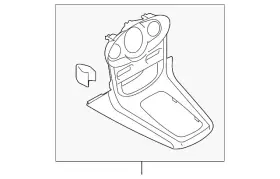 Be8z-5404644-ab Ford Genuine Upper Trim
