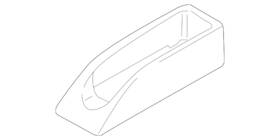 Ford Bk2z-61061a17-ah Genuine Trim Bezel