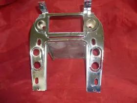C8zb6504567 Ford 1968 Mustang Console Radio Bezel A Casting With Top Cross Bar Unmolested 68 Nd