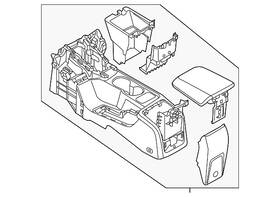 Ford Cv6z-58045a36-gb Genuine Center Console