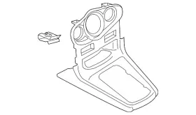 D2bz-9904644-bb Ford Genuine Upper Trim