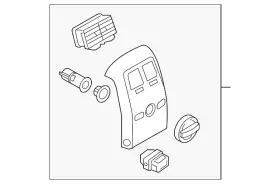 Da5z-54045a36-bb Ford Genuine Rear Trim Panel