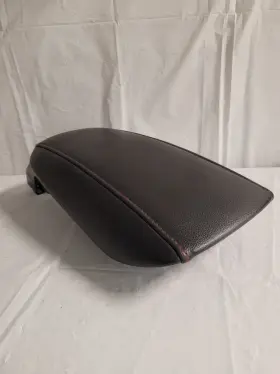 Ds73-f045c74 Ford 13-16 Fusion Center Console Lid Armrest Leather Black With Red Stitching