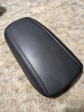 Ds7z-5406024-ad Ford Ds7z-540602 2013 - 2016 Fusion Center Console Lid Armrest Black Red Oem