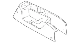 Dt1z-61045a36-ca Ford Genuine Console Base