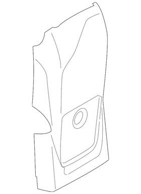 Ford Dt1z-61045a54-ba Genuine Console Trim Panel