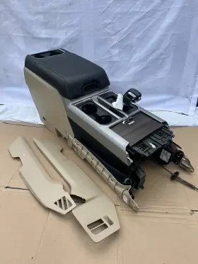 241-02623 Ford F150 2015 2016 2017-2021 Black Beige Tan Center Console Sync With Shifter Oem