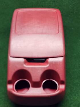Ford F2tb-18045a06 1992-1996 F-150 F-250 F-350 Bronco Center Console Cup Holder Red Oem