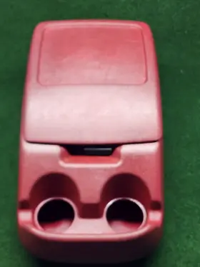 F2tb-18045a06 Ford 1992-1996 F-150 F-250 F-350 Bronco Center Console Cup Holder Red Oem