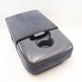 Ford F65z-15644a22-aad 1997-2003 F150 Center Console Jumpseat Armrest Single Cup Holder Blue Oem