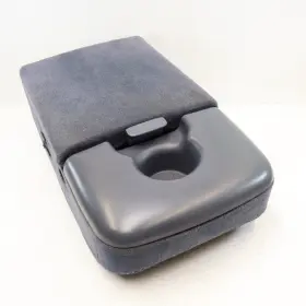 F65z-15644a22-aad Ford 1997-2003 F150 Center Console Jumpseat Armrest Single Cup Holder Blue Oem
