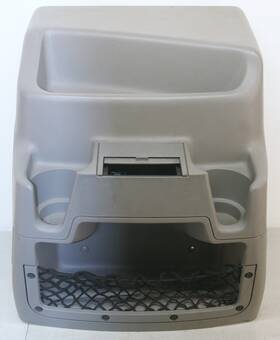 Ford F6ht-80045-a06-adw F6ht-80045a06-adw Center Cup Holder Console Gray Oem 8464