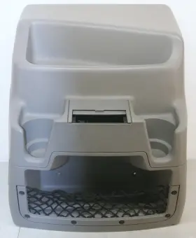 F6ht-80045-a06-adw Ford F6ht-80045a06-adw Center Cup Holder Console Gray Oem 8464