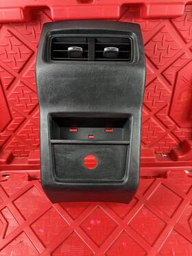 Ford Ft4b-r045j90-a 2015-2021 Edge Center Console Rear Back Panel Trim With Socket Oem