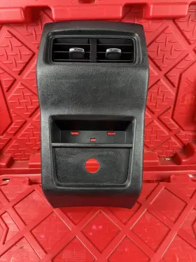 Ft4b-r045j90-a Ford 2015-2021 Edge Center Console Rear Back Panel Trim With Socket Oem