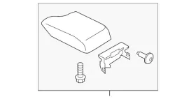 Kb3z-2106024-aa Ford Genuine Armrest Assembly