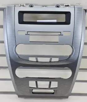 L0193634af06s1a Ford 10-12 Fusion Milan Climate Control Radio Stereo Display Bezel Panel Trim Silver