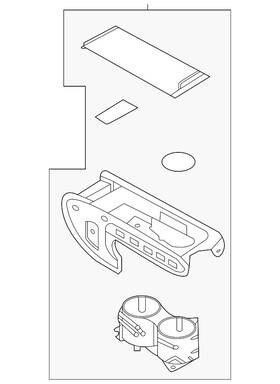 Ford Lc5z-7813562-bc Genuine Cup Holder